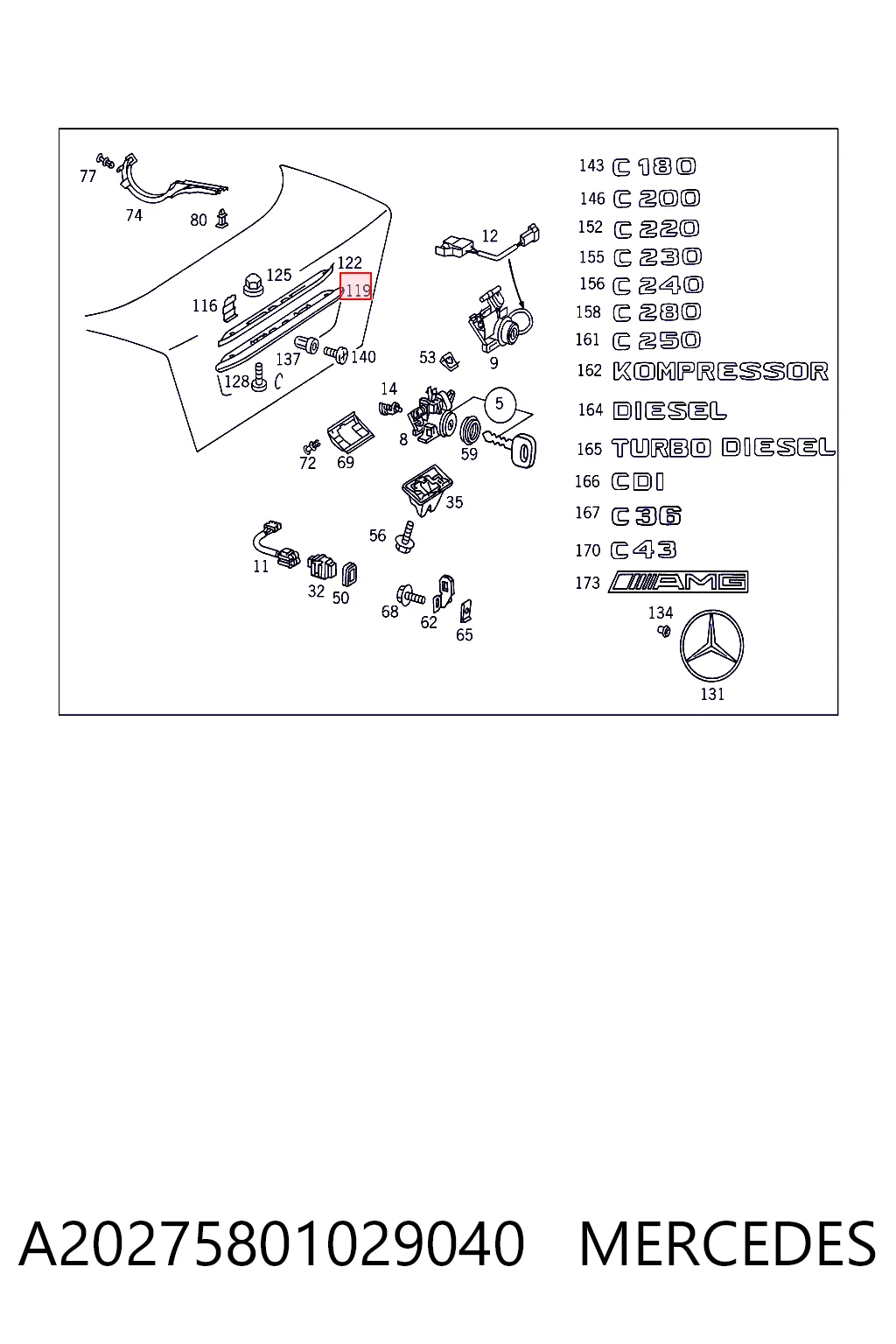 A20275801029040 Mercedes