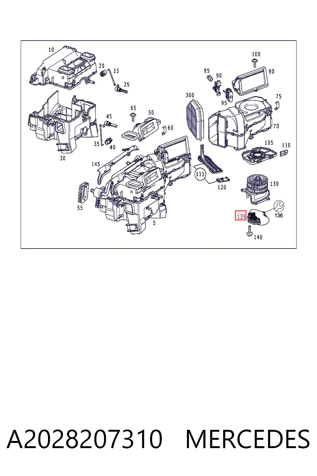 A2028207310 Mercedes