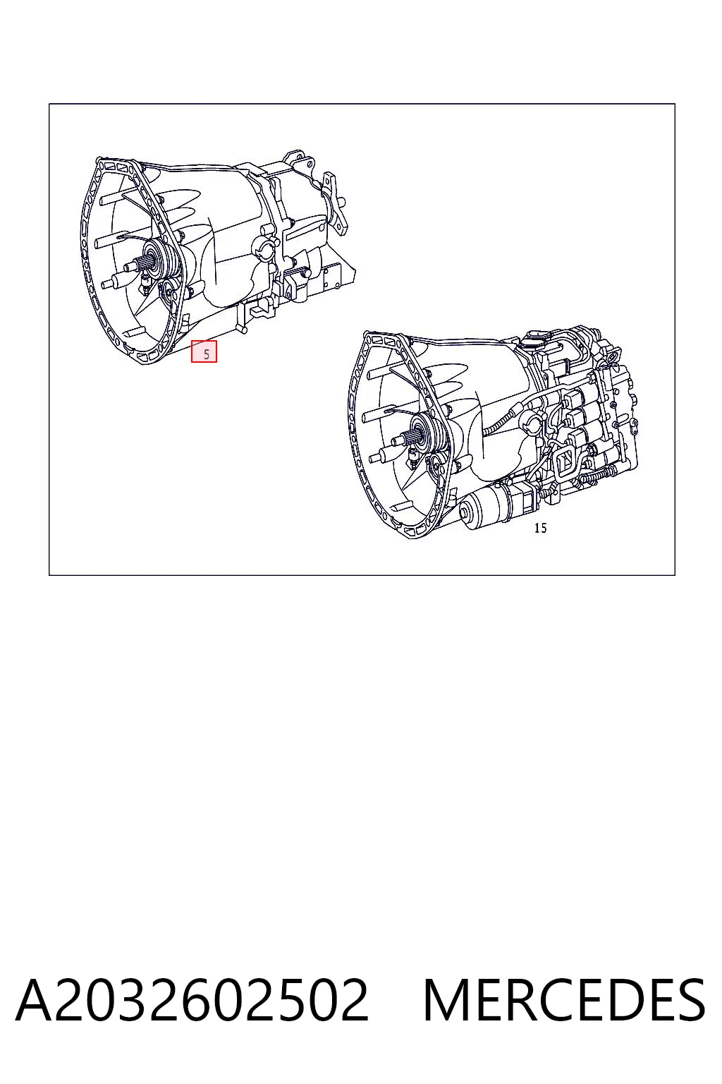 A2032602502 Mercedes