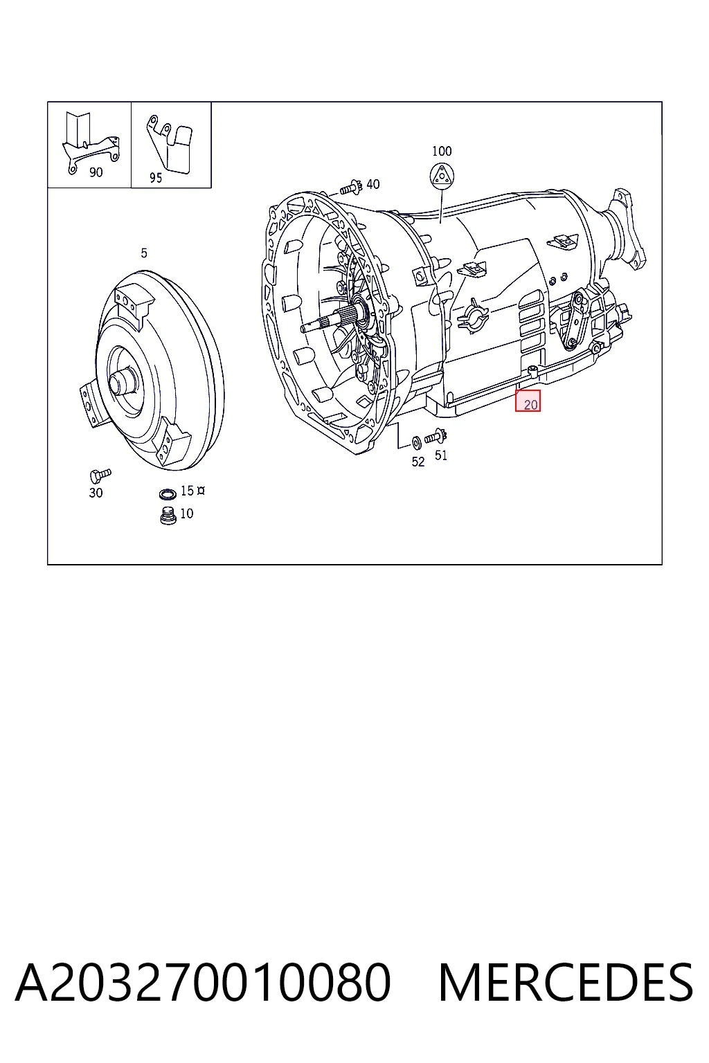 A203270010080 Mercedes
