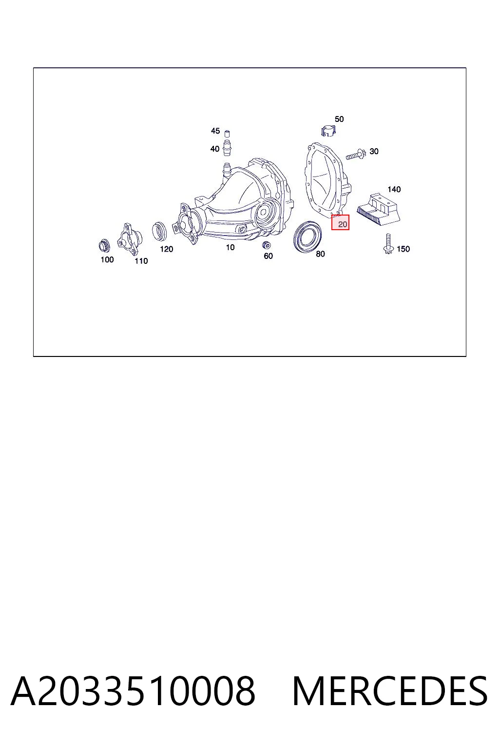 A2033510008 Mercedes
