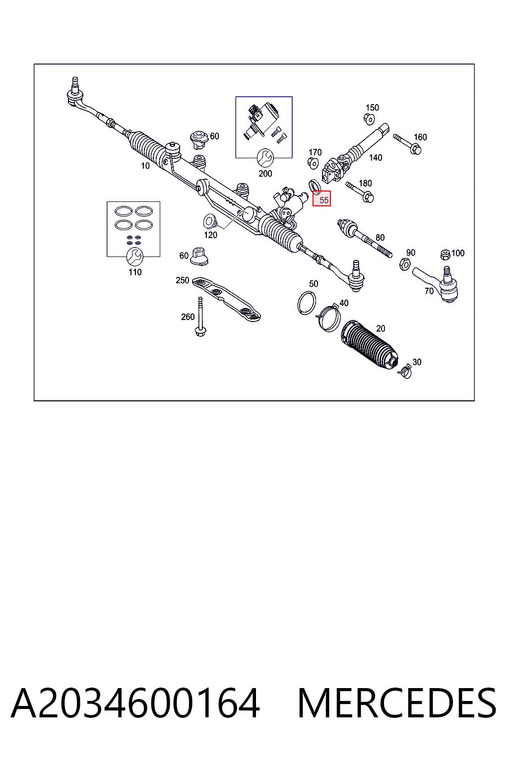 A2034600164 Mercedes