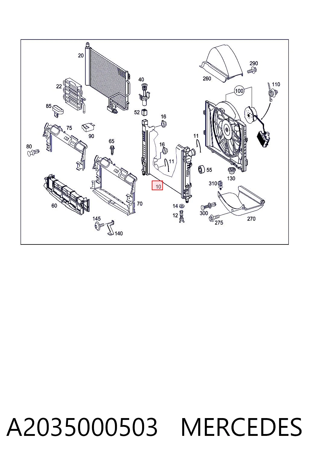 A2035000503 Mercedes