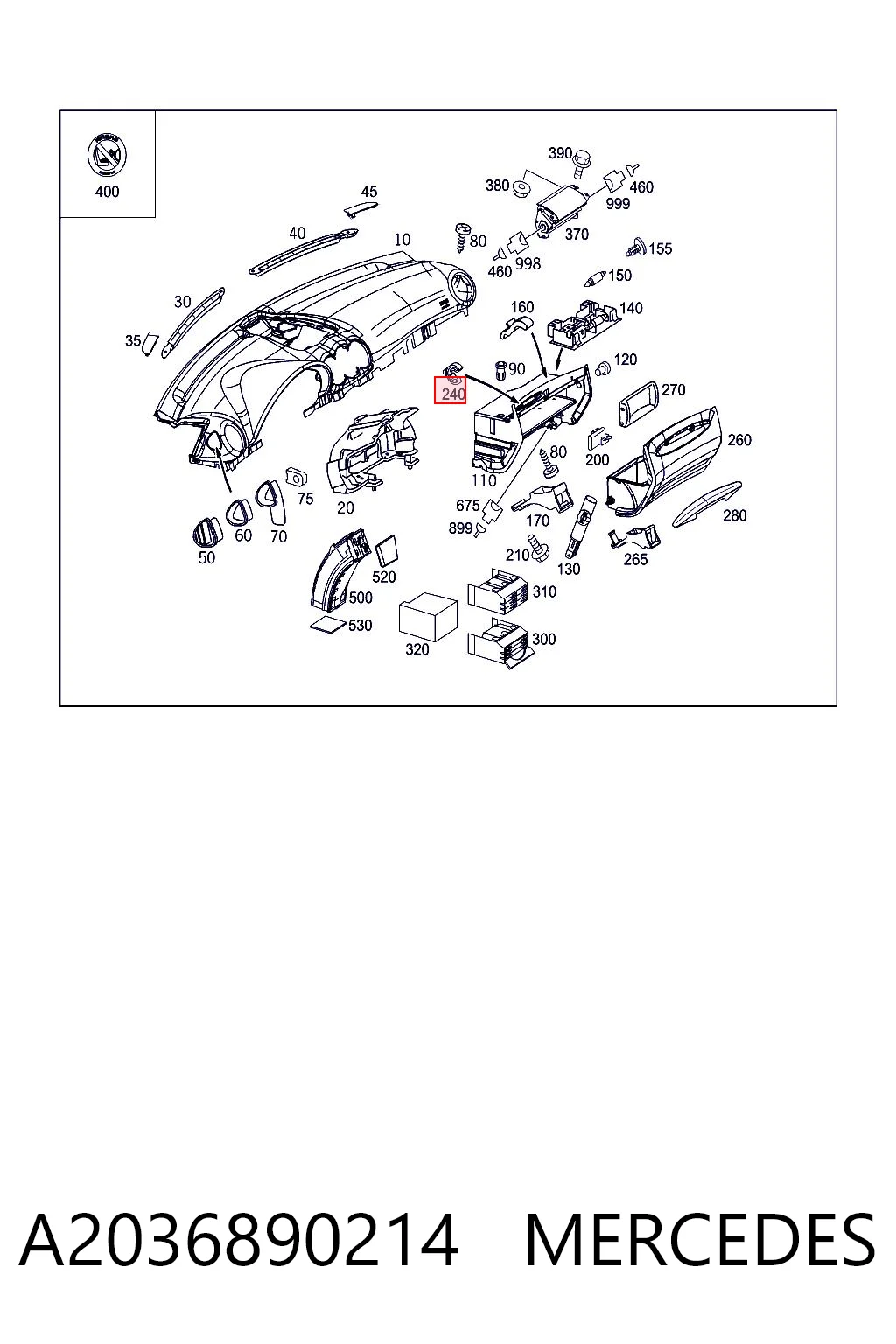A2036890214 Mercedes