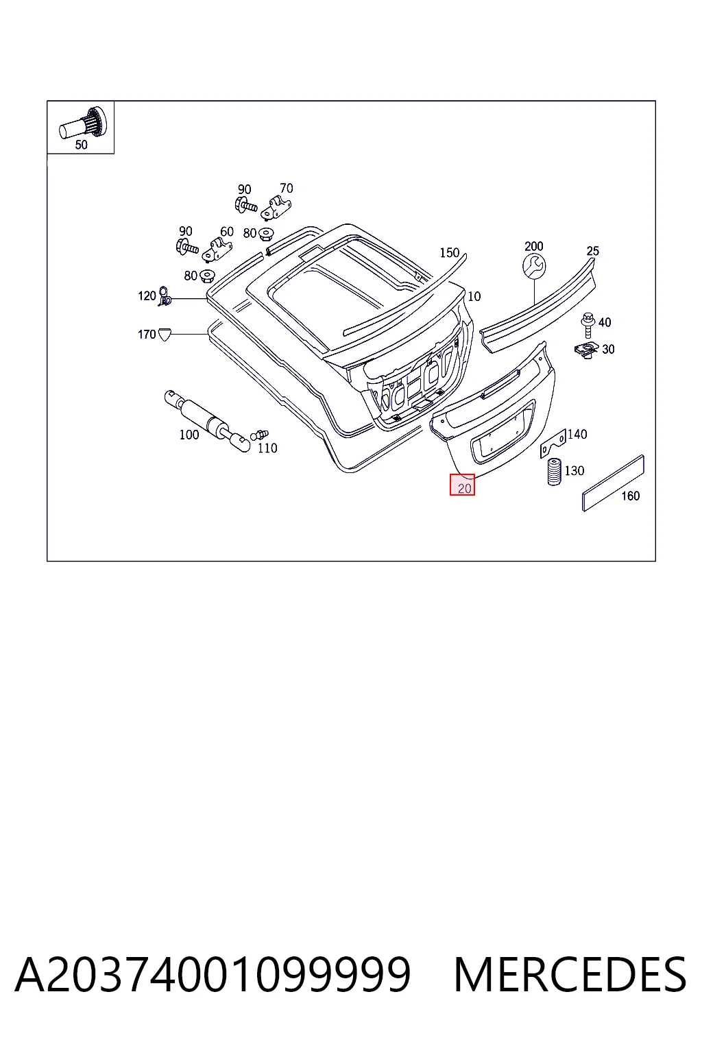 A20374001099999 Mercedes