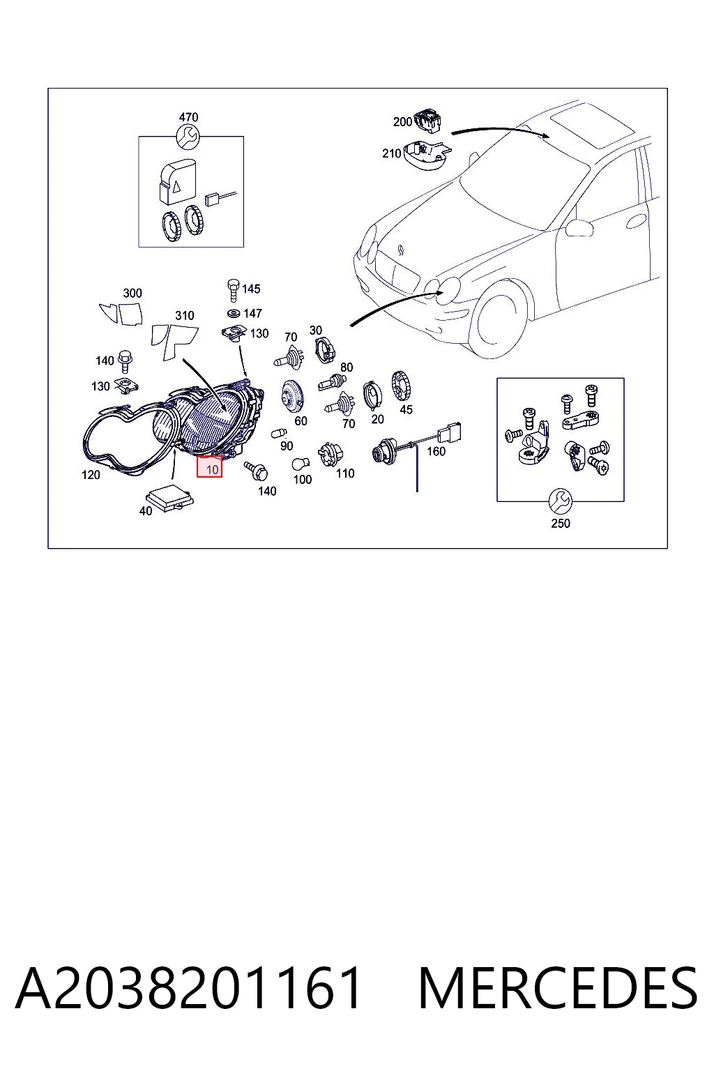 LPC482 Magneti Marelli Luz esquerda