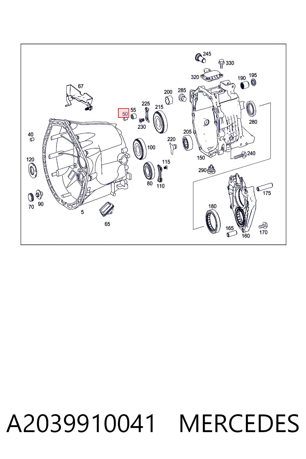 A2039910041 Mercedes