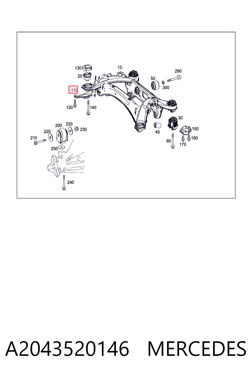 A2043520146 Mercedes