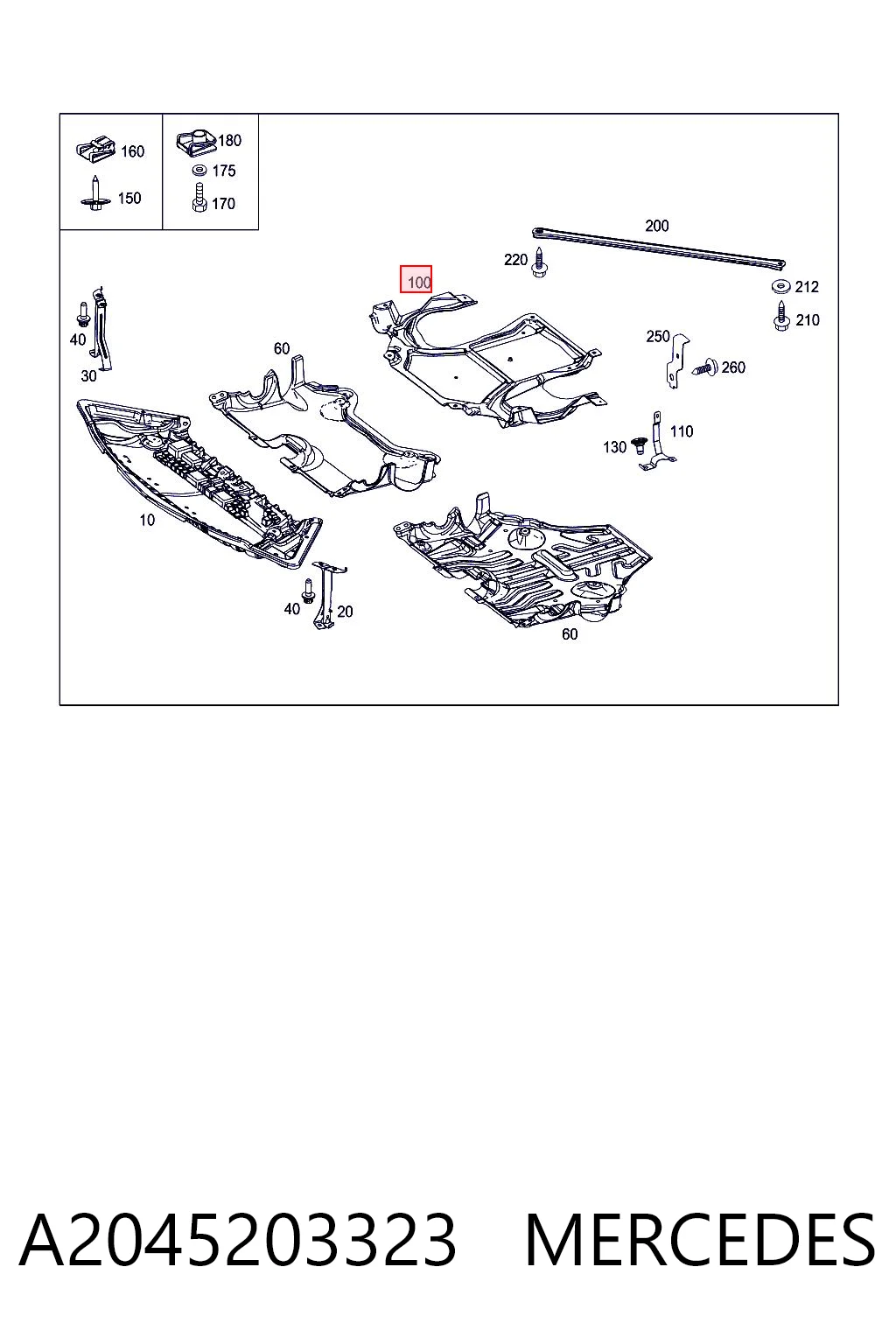 A2045203323 Mercedes