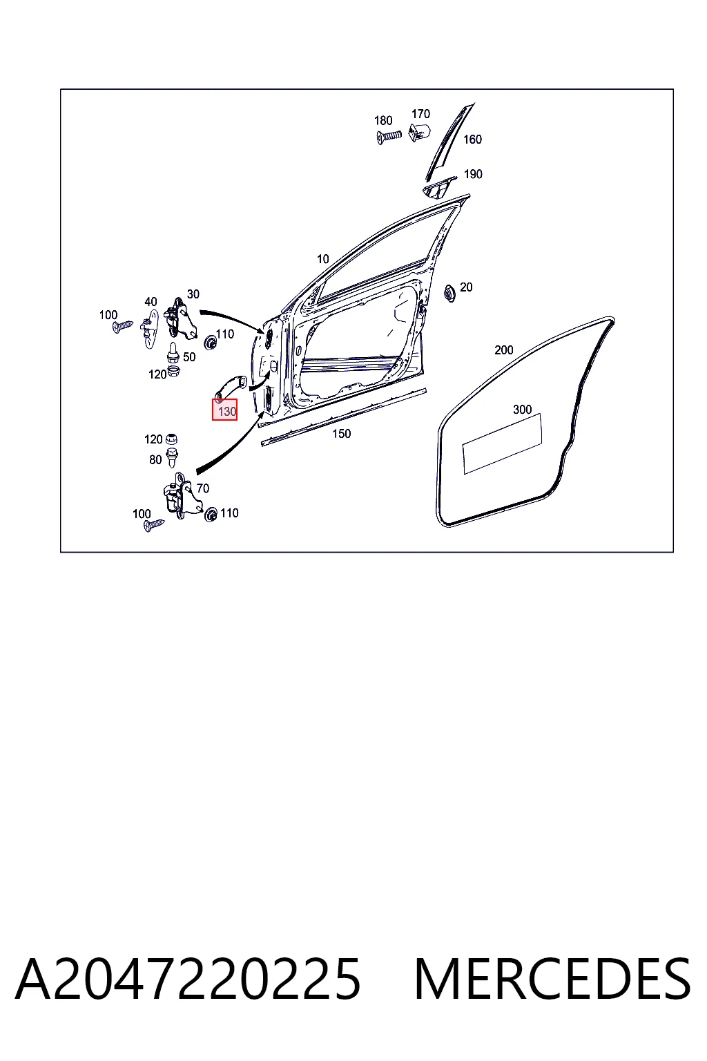 A2047220225 Mercedes
