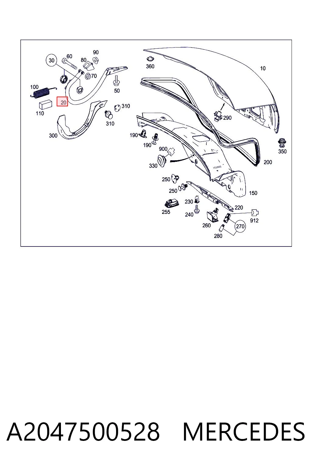 A2047500528 Mercedes