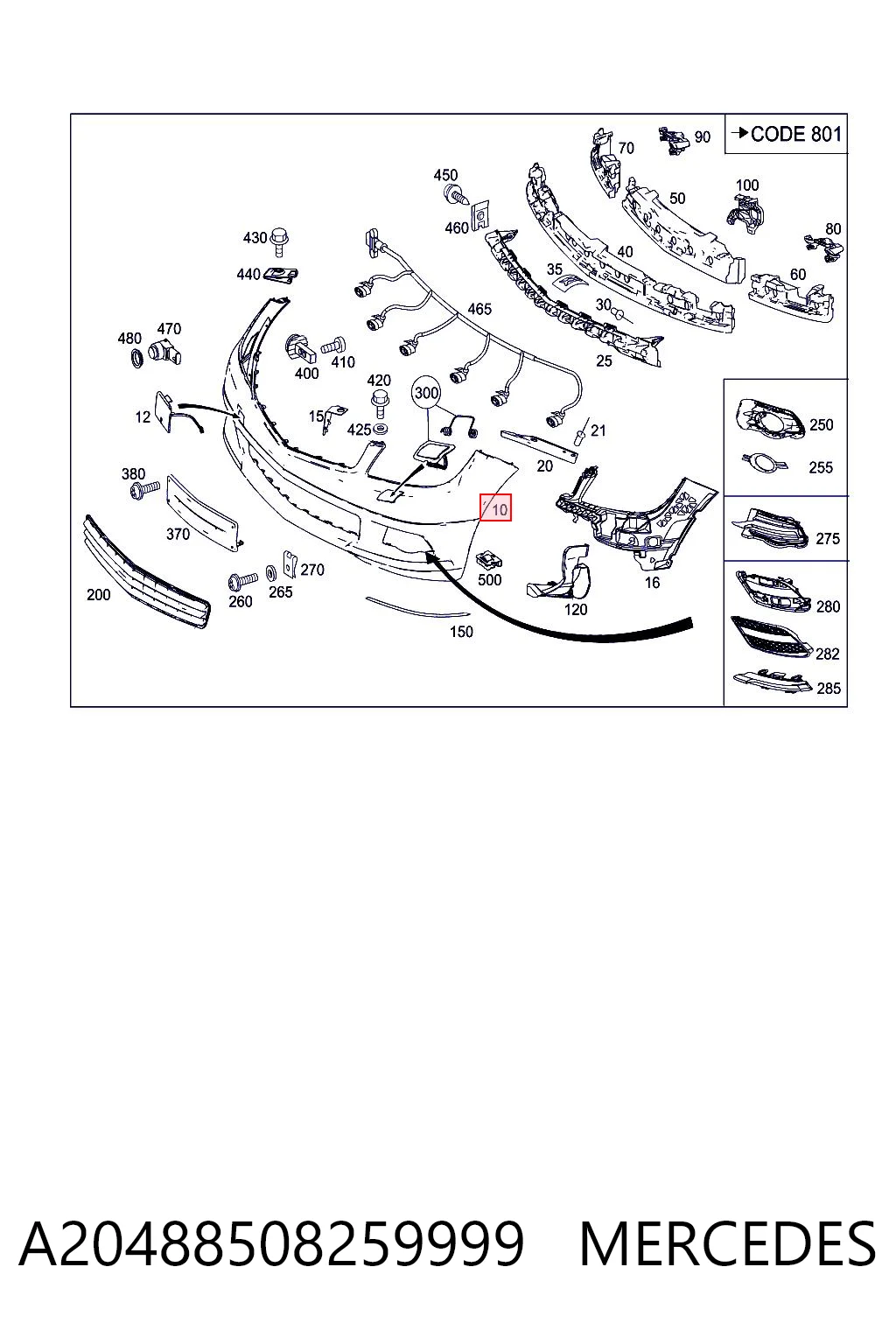 A20488508259999 Mercedes