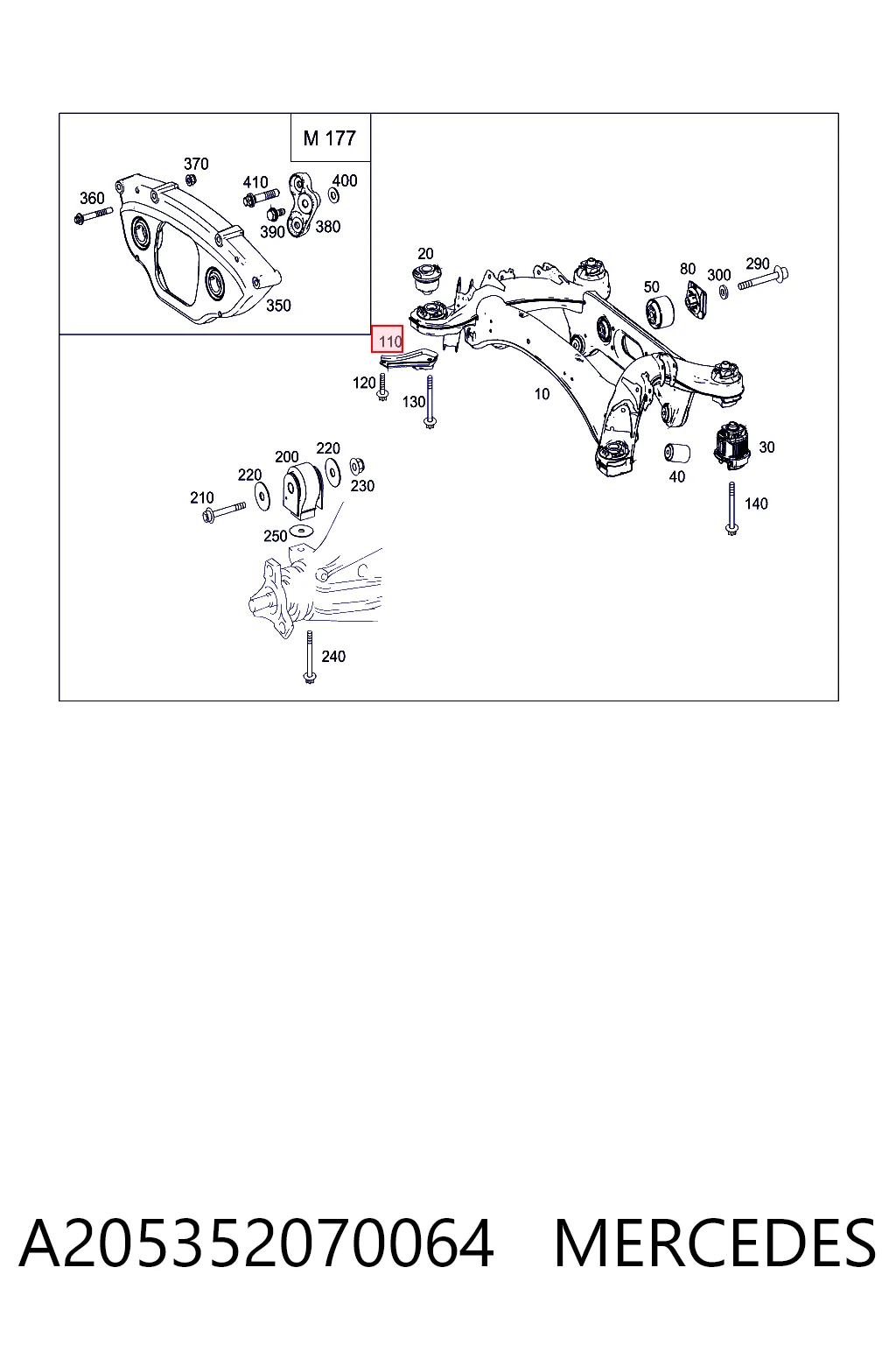 A205352070064 Mercedes