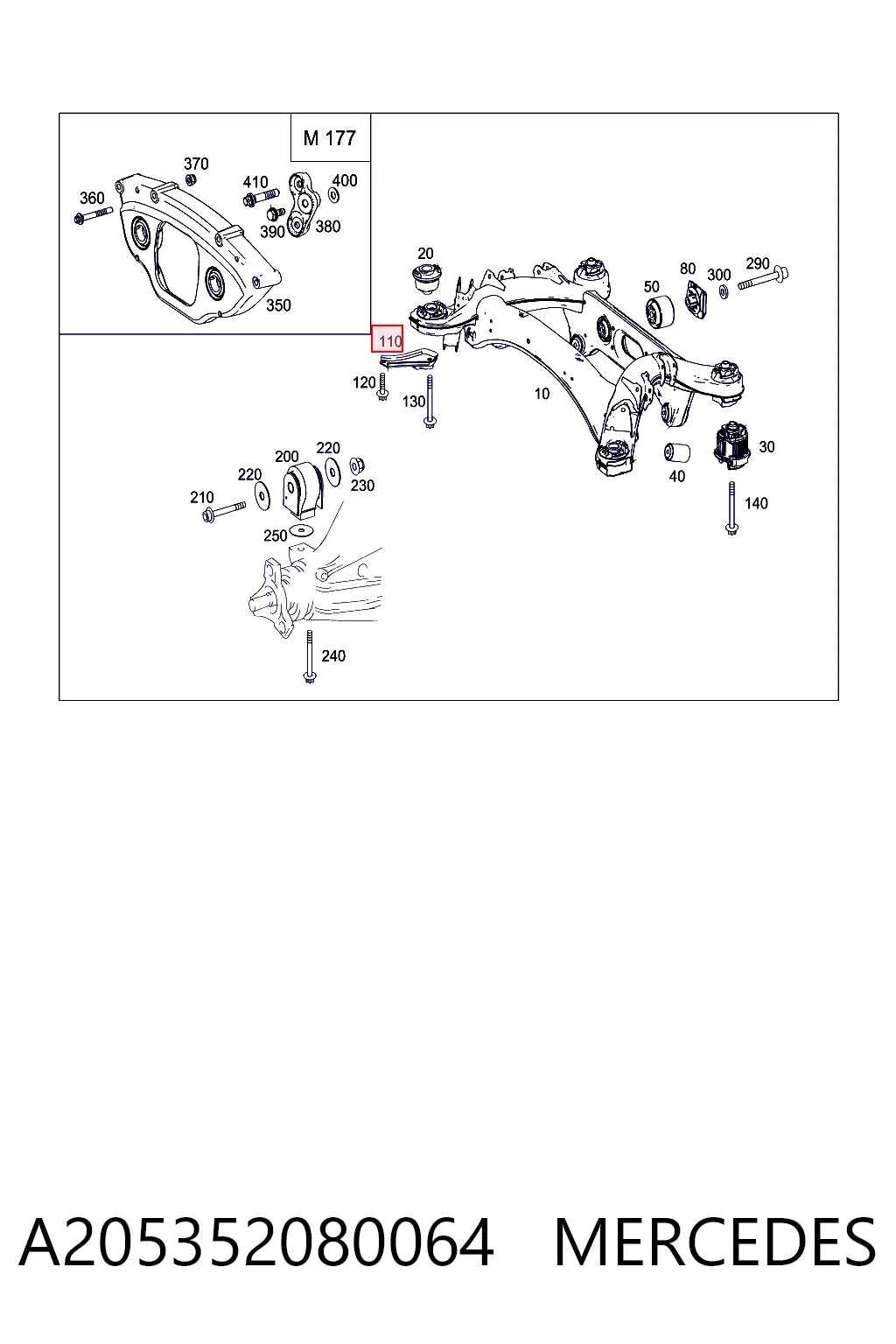 A205352080064 Mercedes