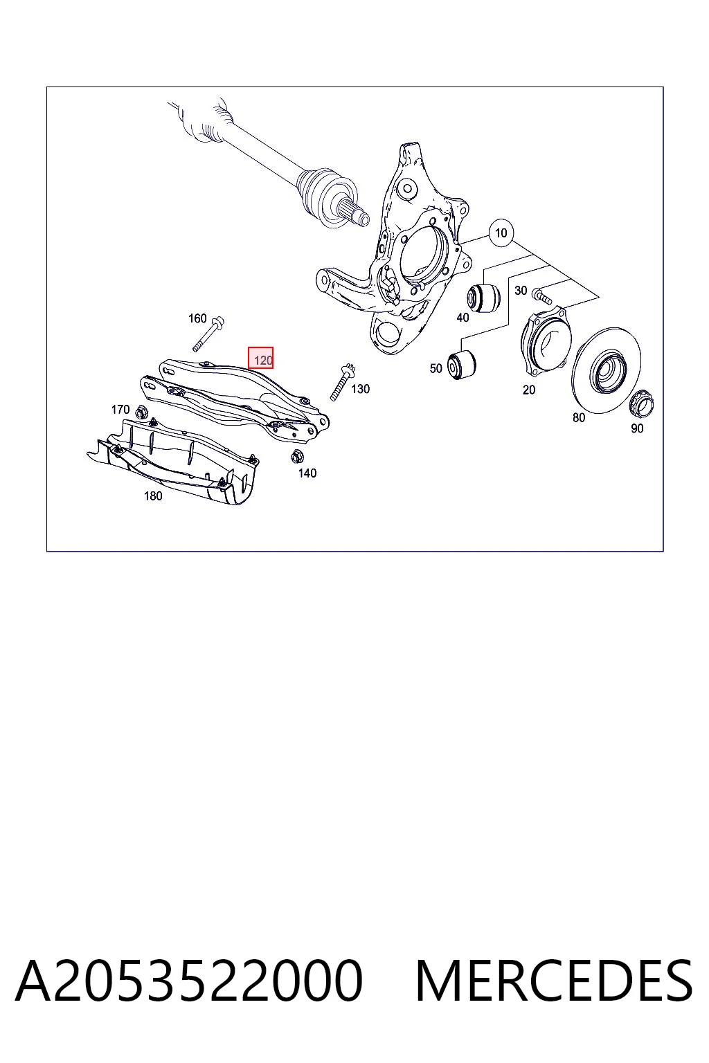 A2053522000 Mercedes