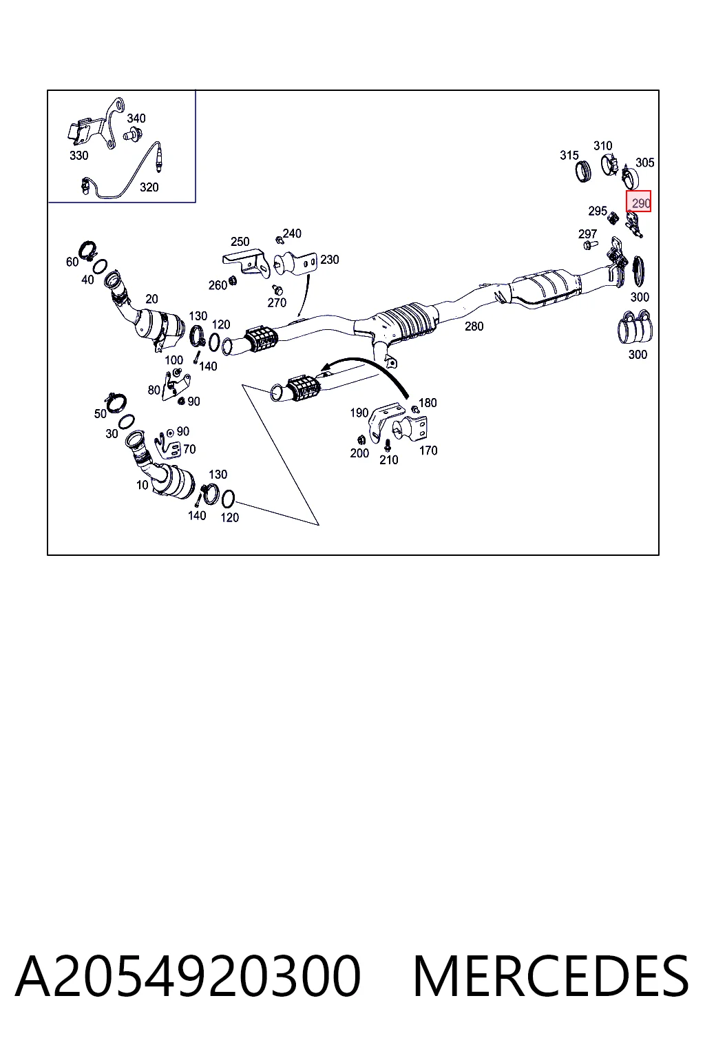 A2054920300 Mercedes