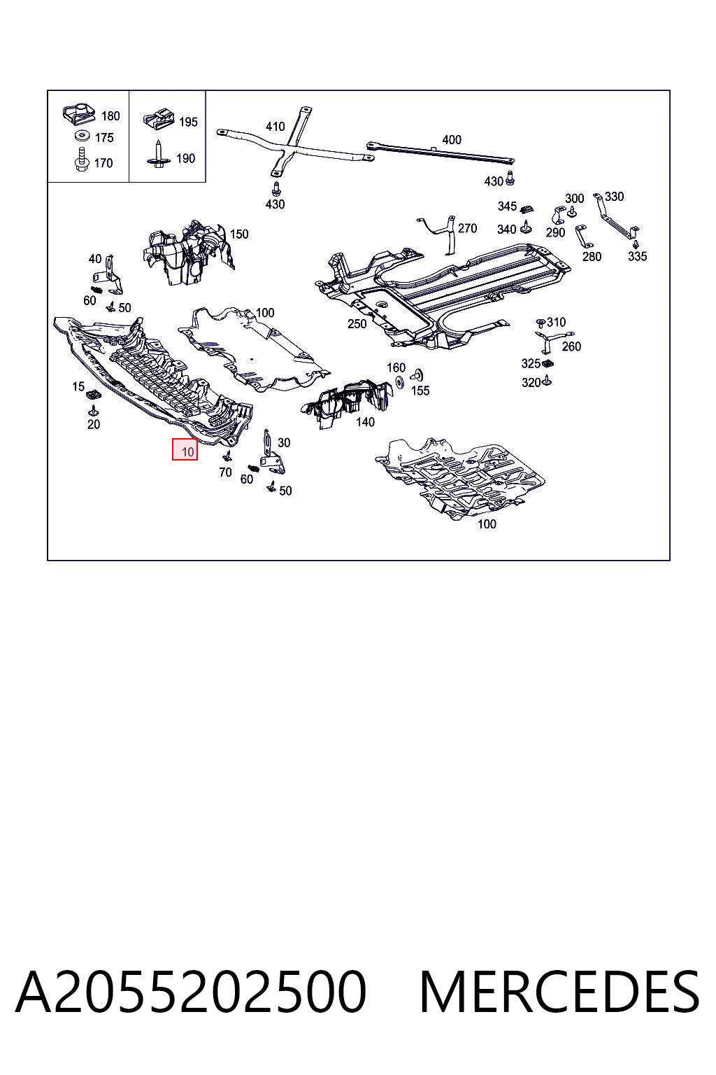 A2055202500 Mercedes