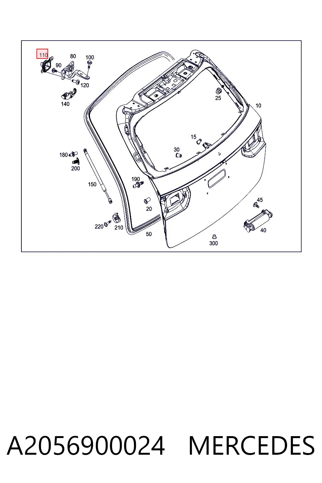 A2056900024 Mercedes