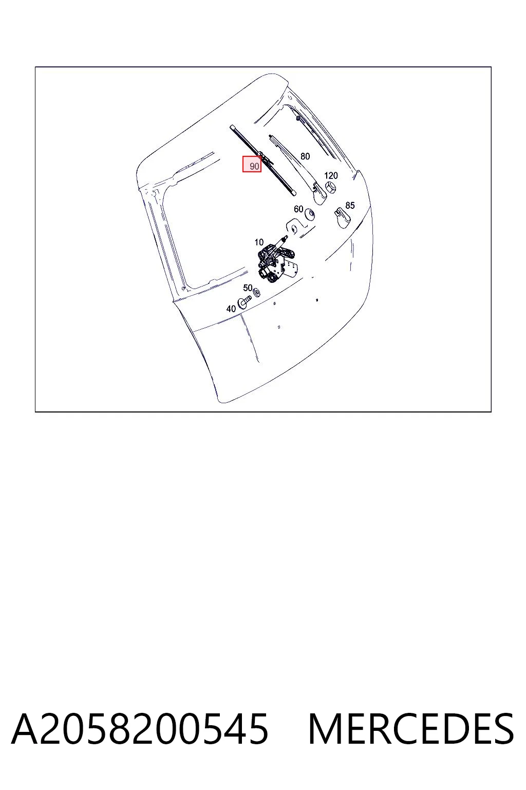 A2058200545 Mercedes