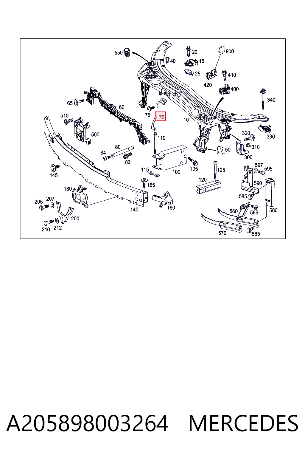 A205898003264 Mercedes