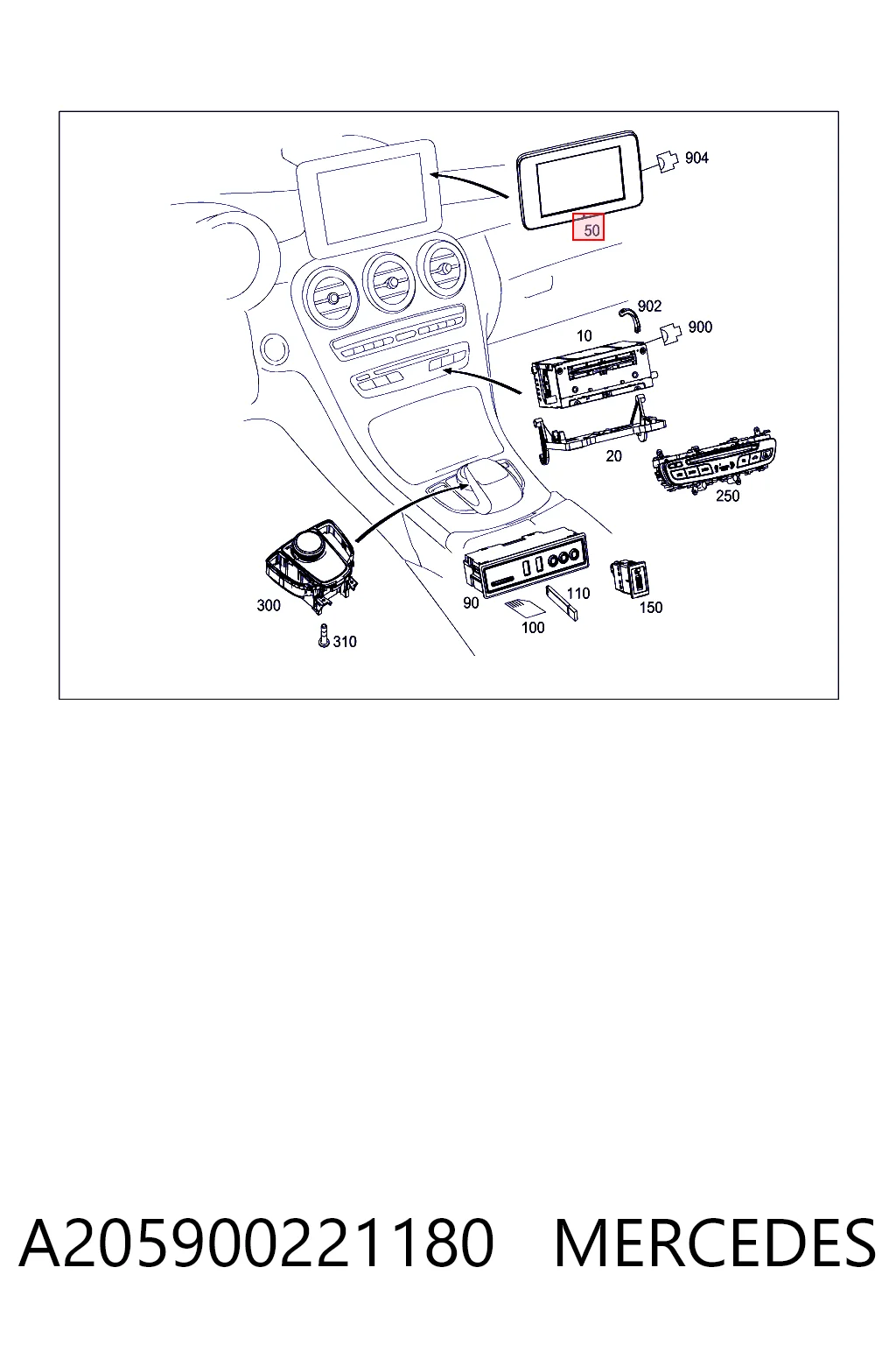 A205900221180 Mercedes
