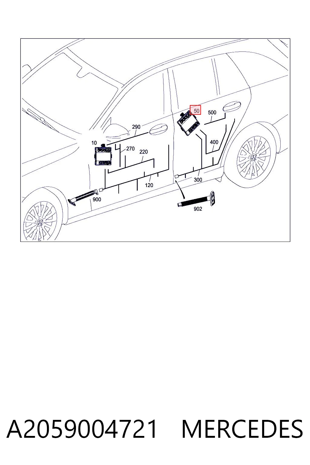A2059004721 Mercedes