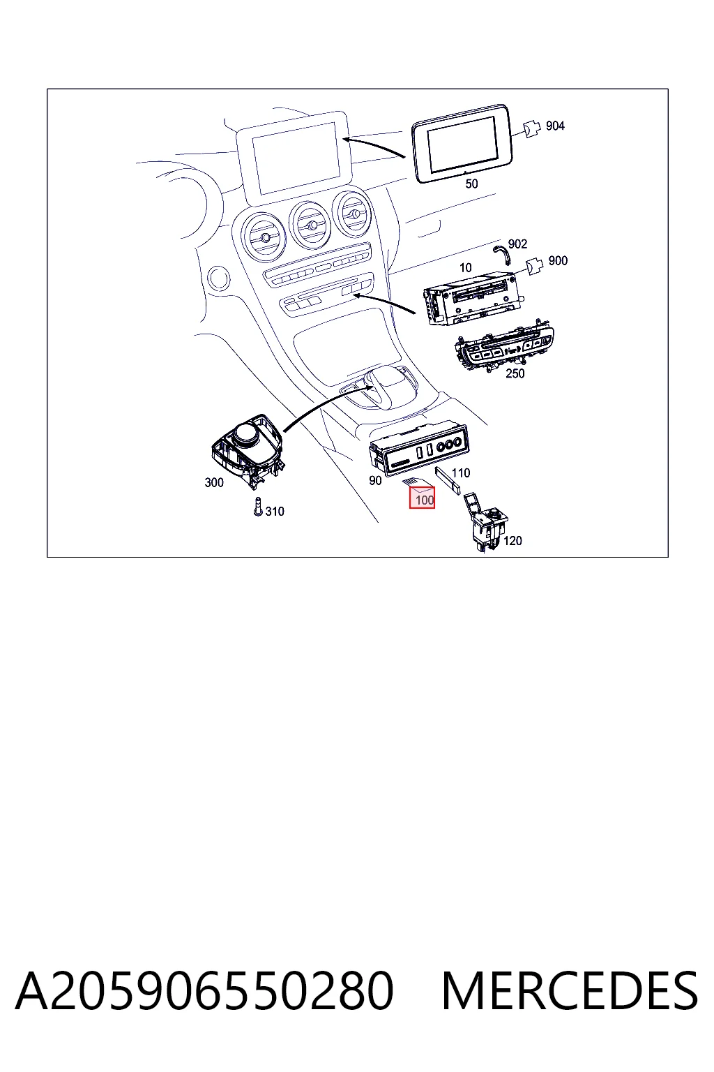 A205906550280 Mercedes