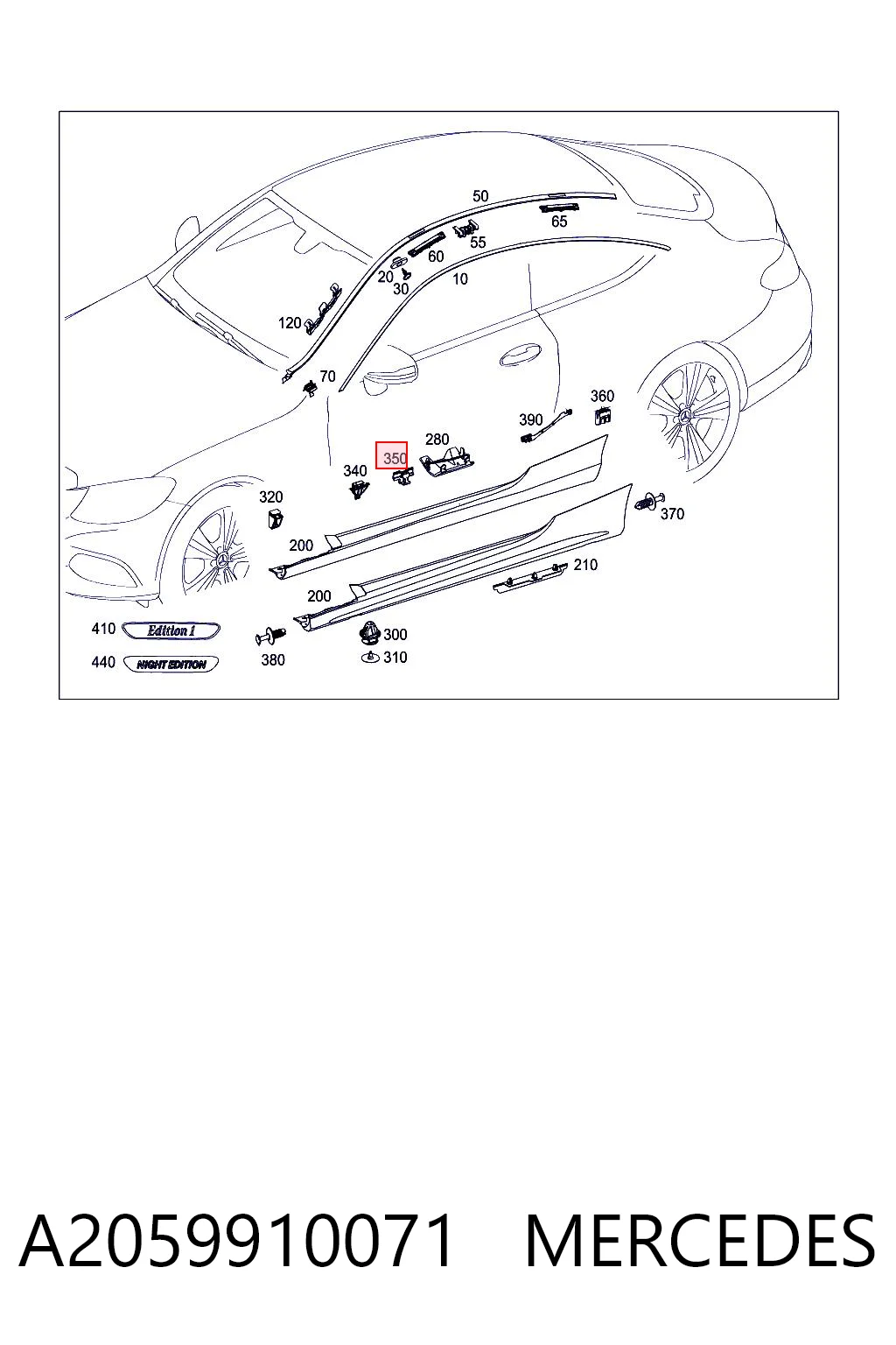 A2059910071 Mercedes