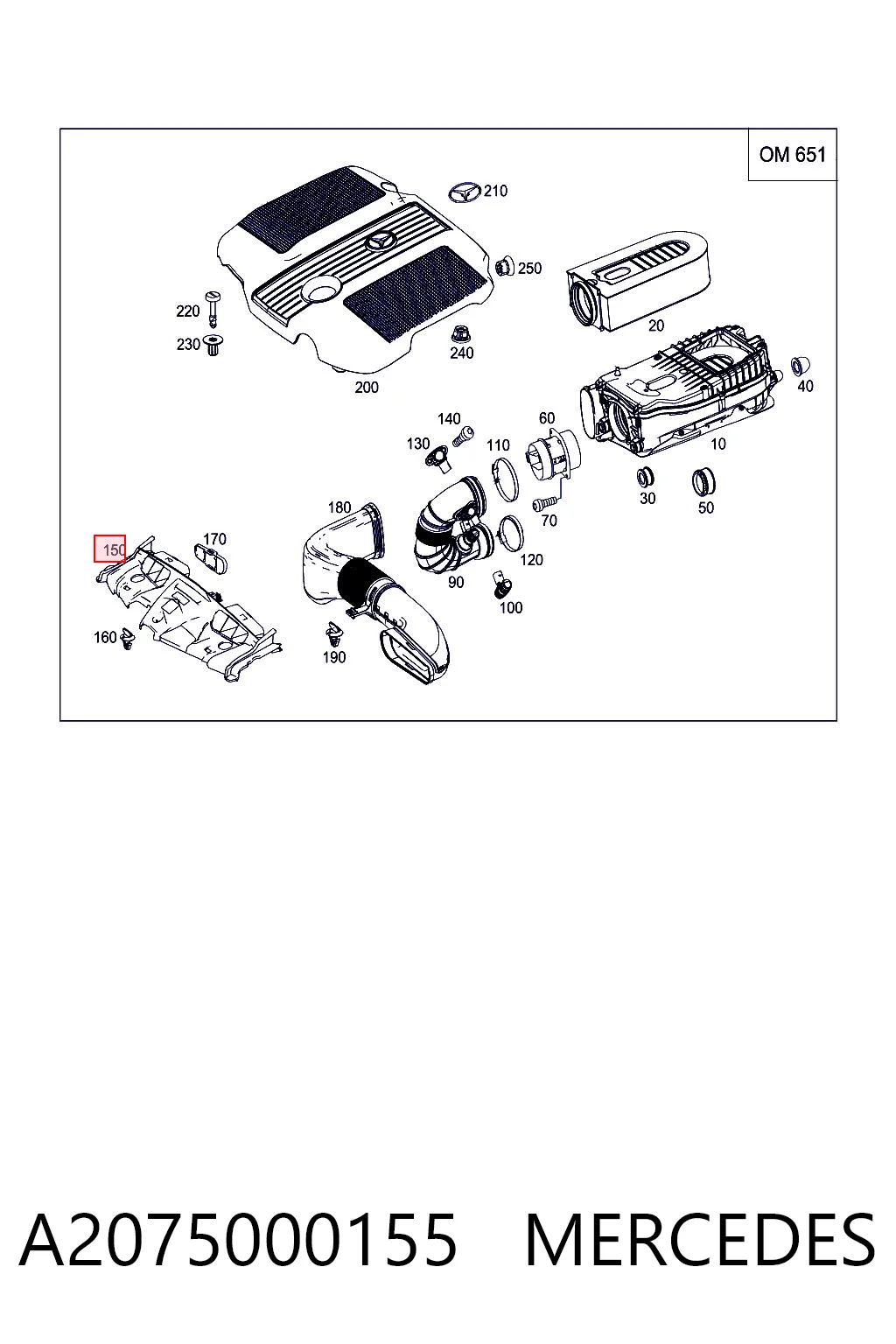 A2075000155 Mercedes