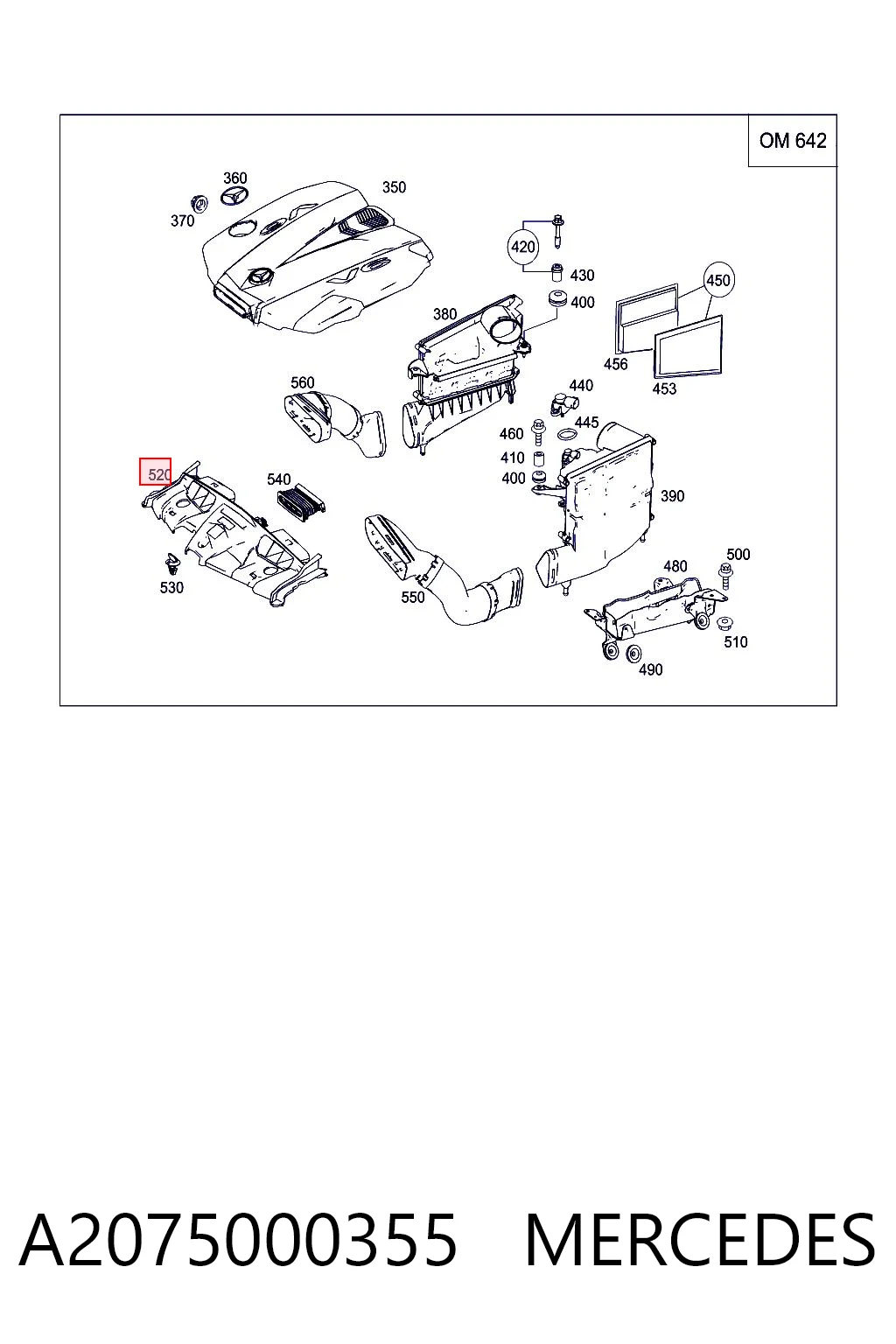 A2075000355 Mercedes