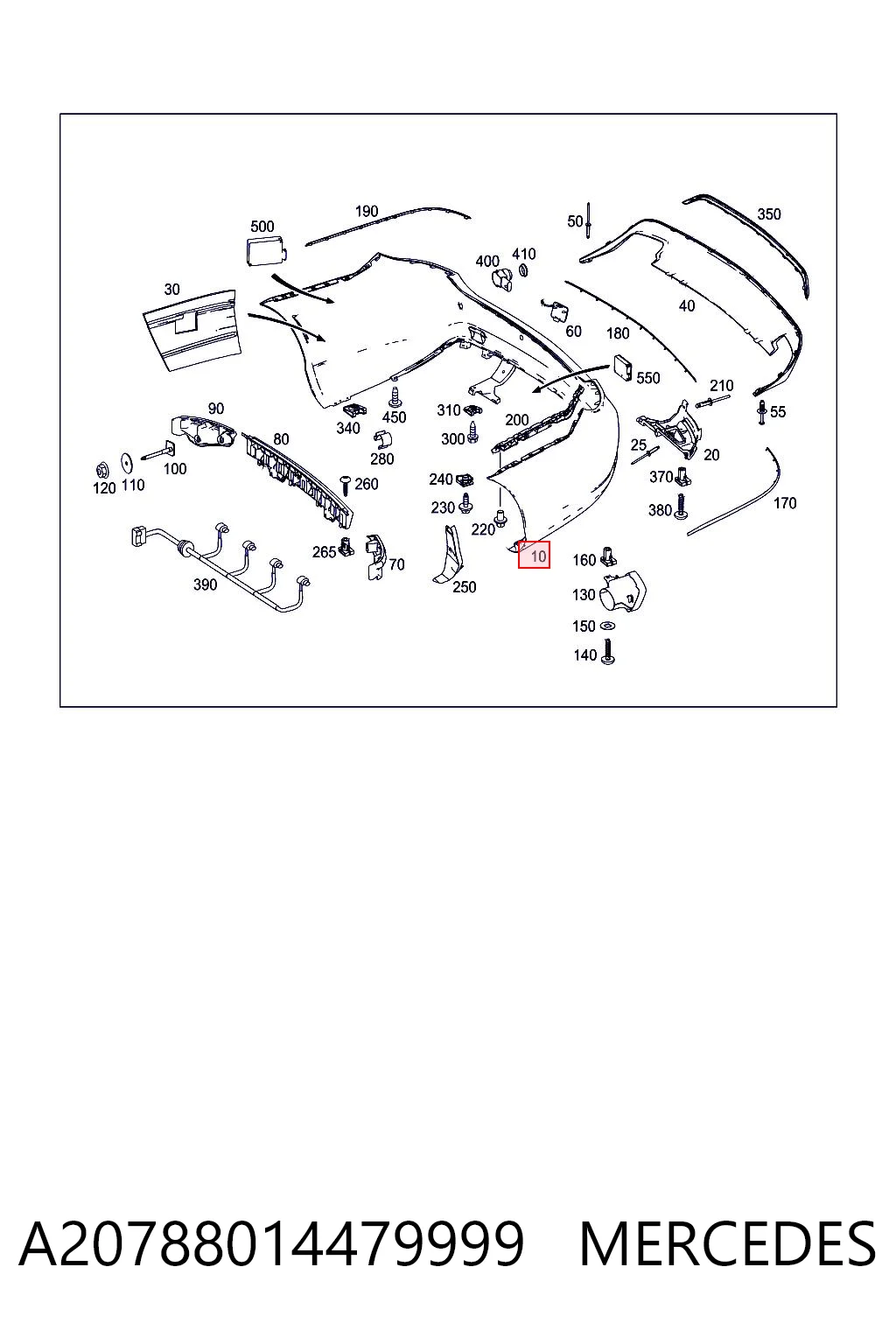 A20788014479999 Mercedes