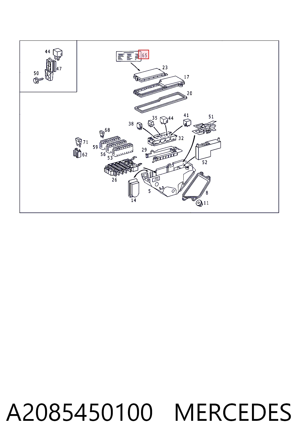 A2085450100 Mercedes