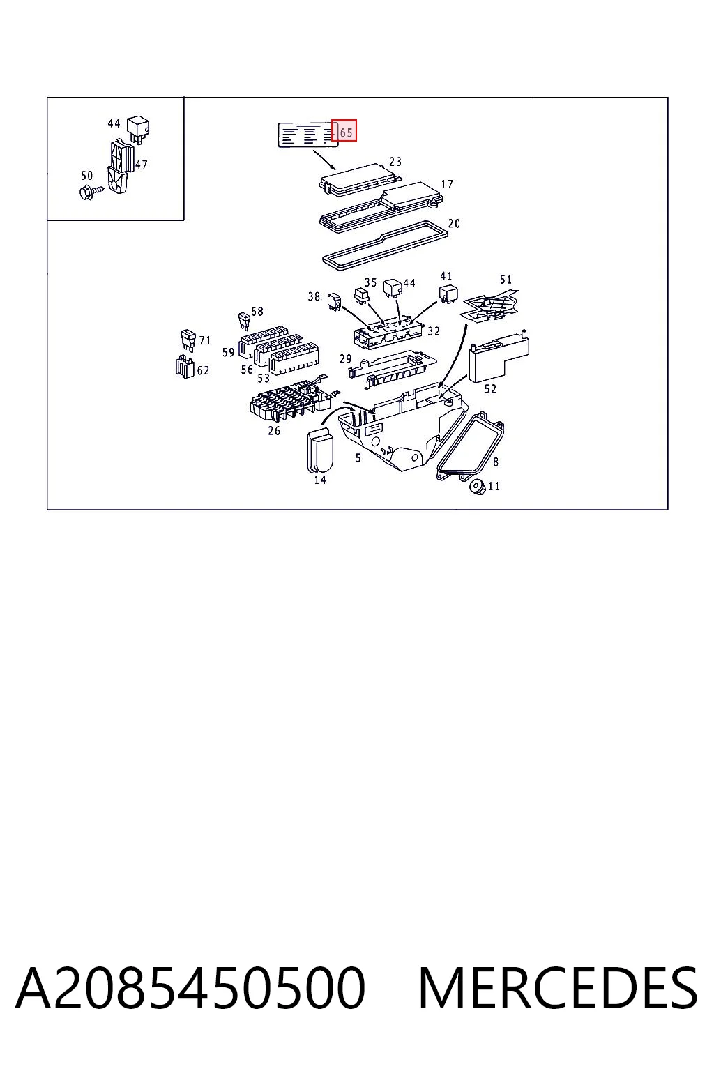 A2085450500 Mercedes