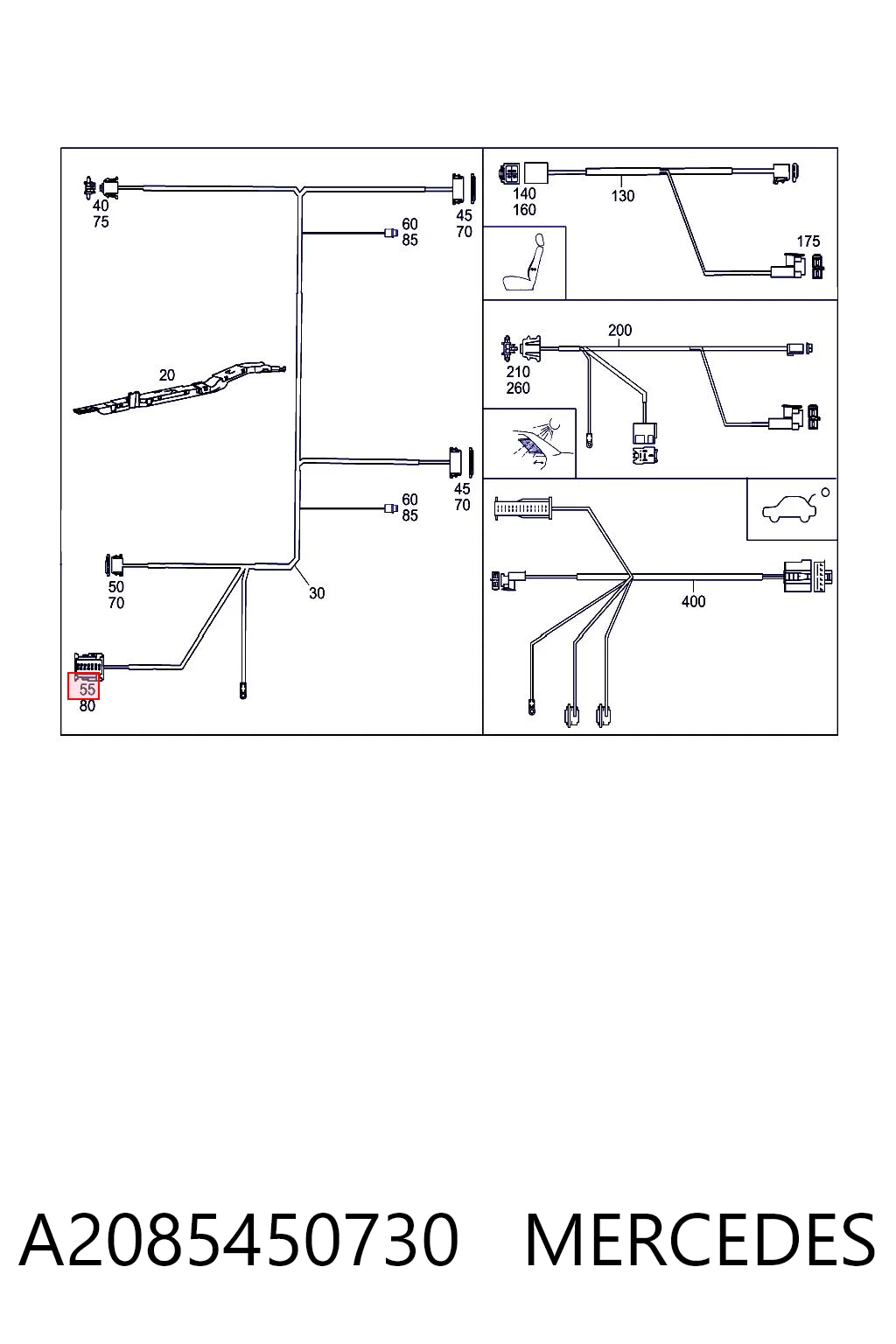 A2085450730 Mercedes