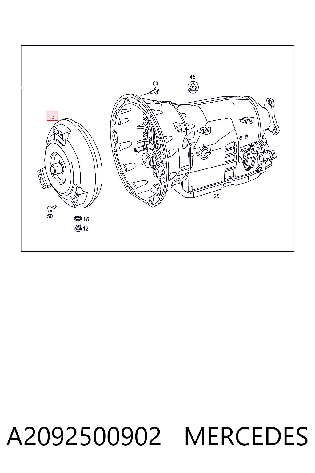 A2092500902 Mercedes