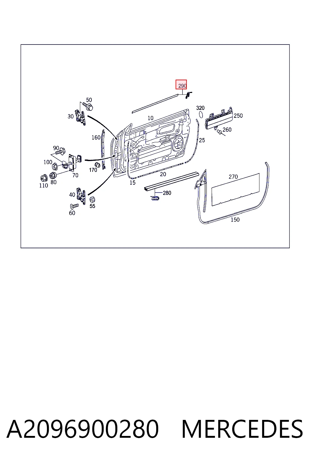 A2096900280 Mercedes