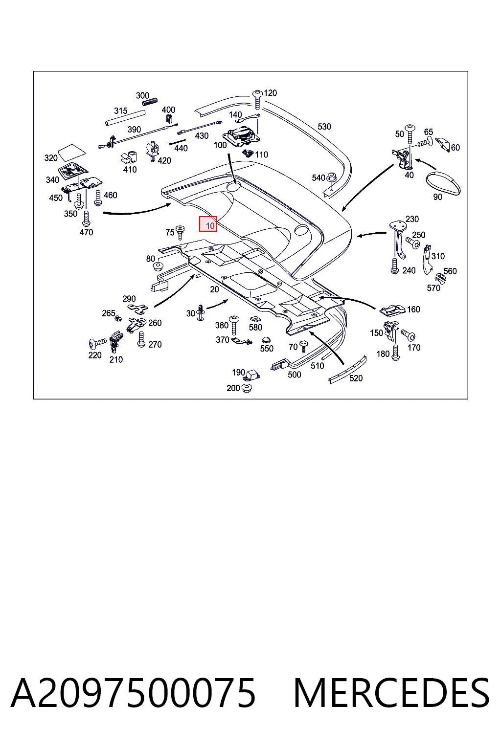 A2097500075 Mercedes