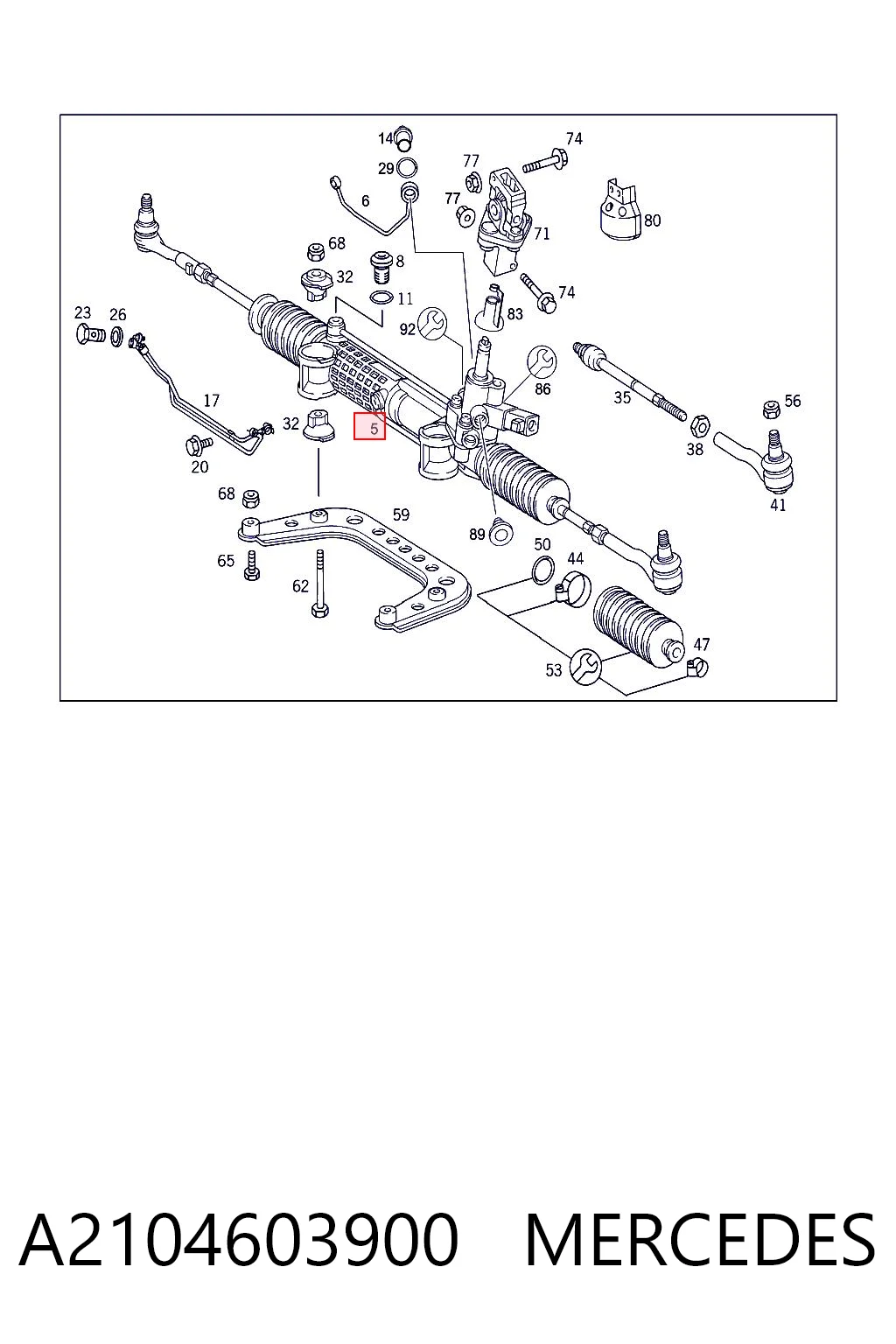 A2104603900 Mercedes