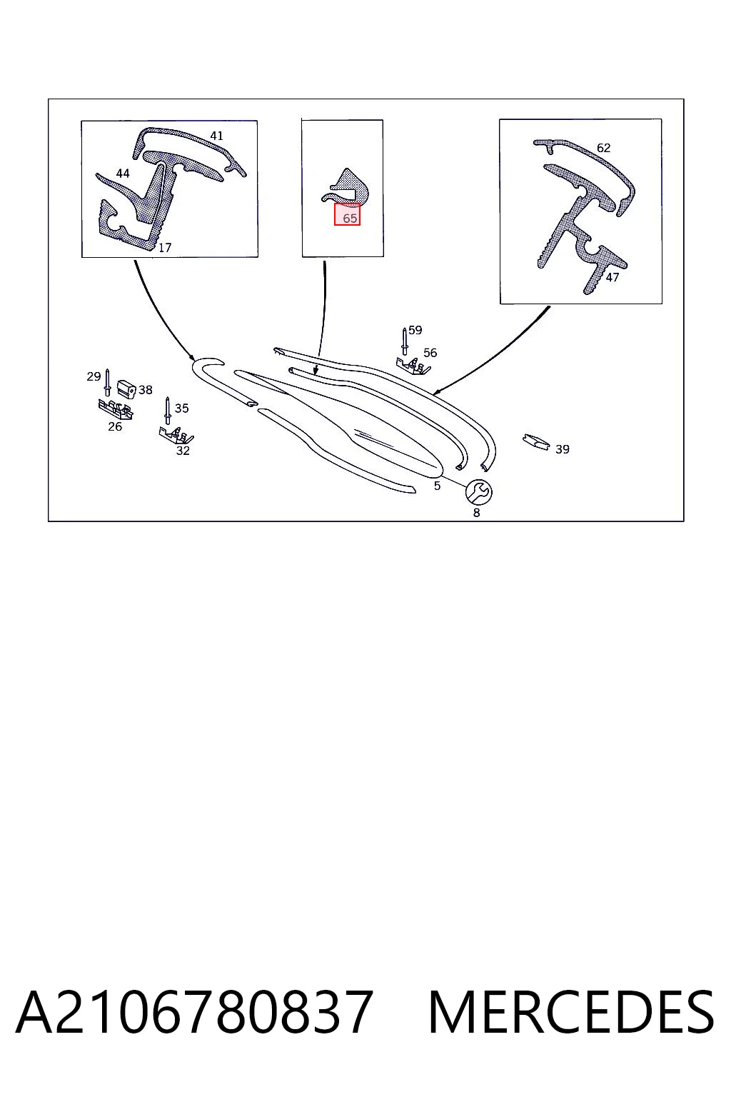 A2106780837 Mercedes