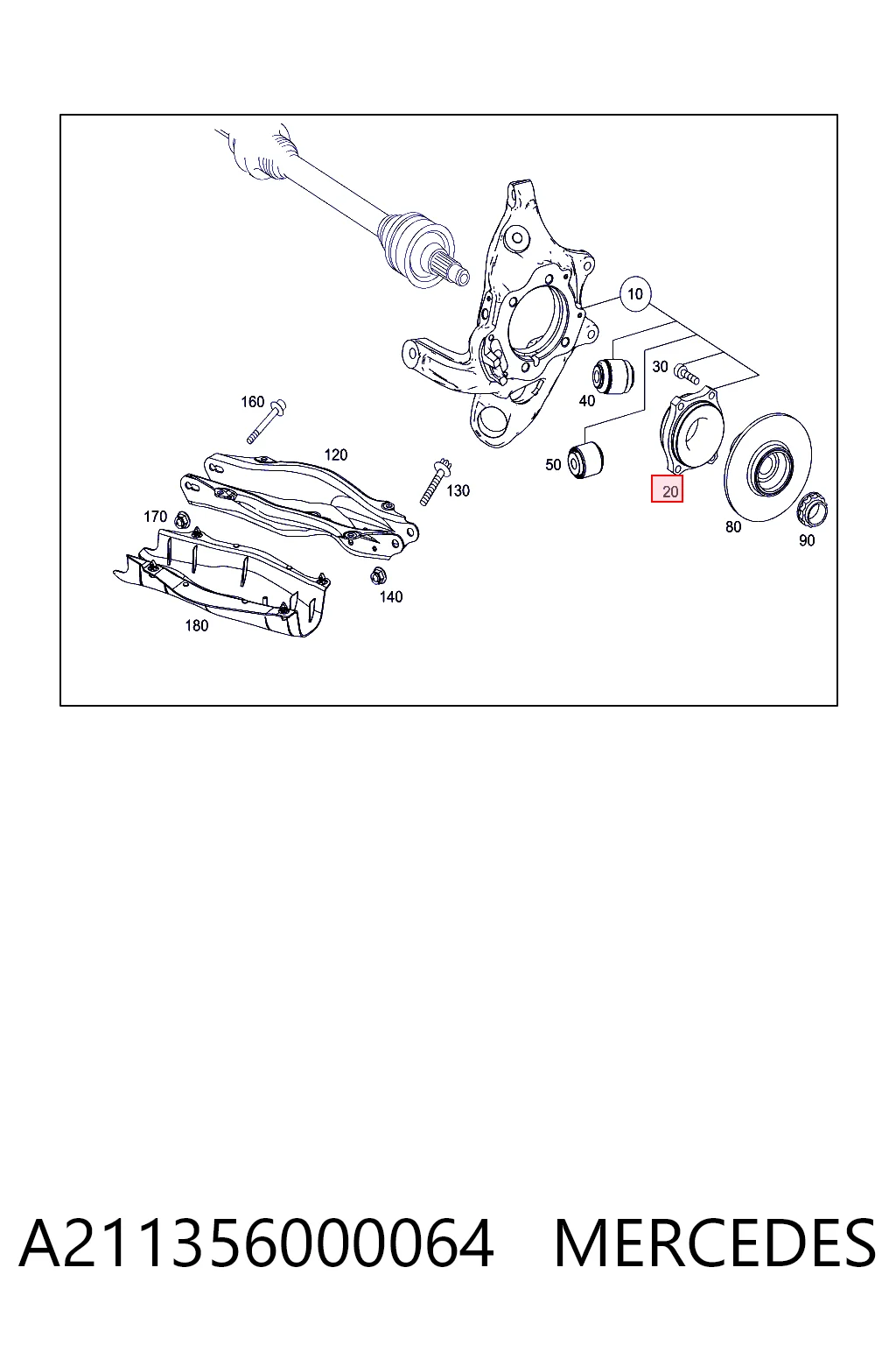  para Mercedes E  (S213)