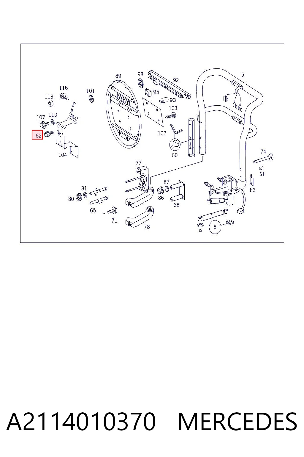 A2114010370 Mercedes