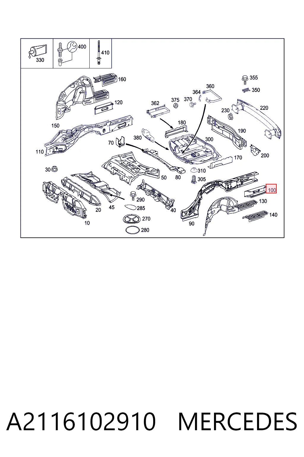 A2116102910 Mercedes