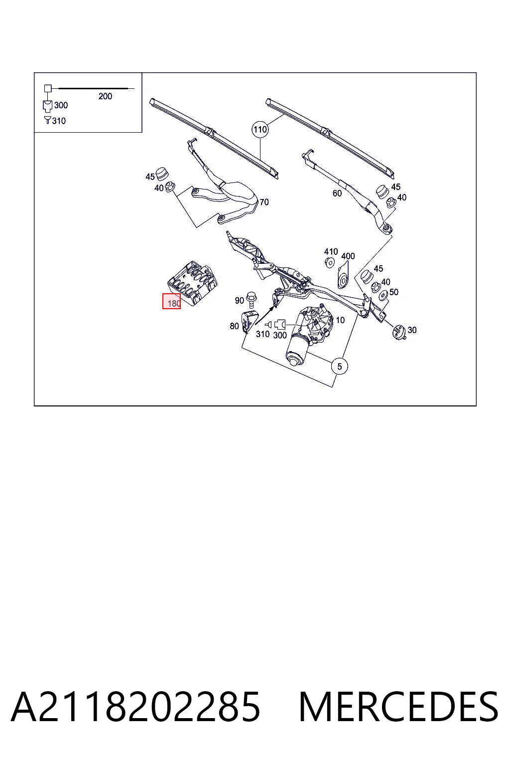 Sensor de chuva Mercedes E  S211