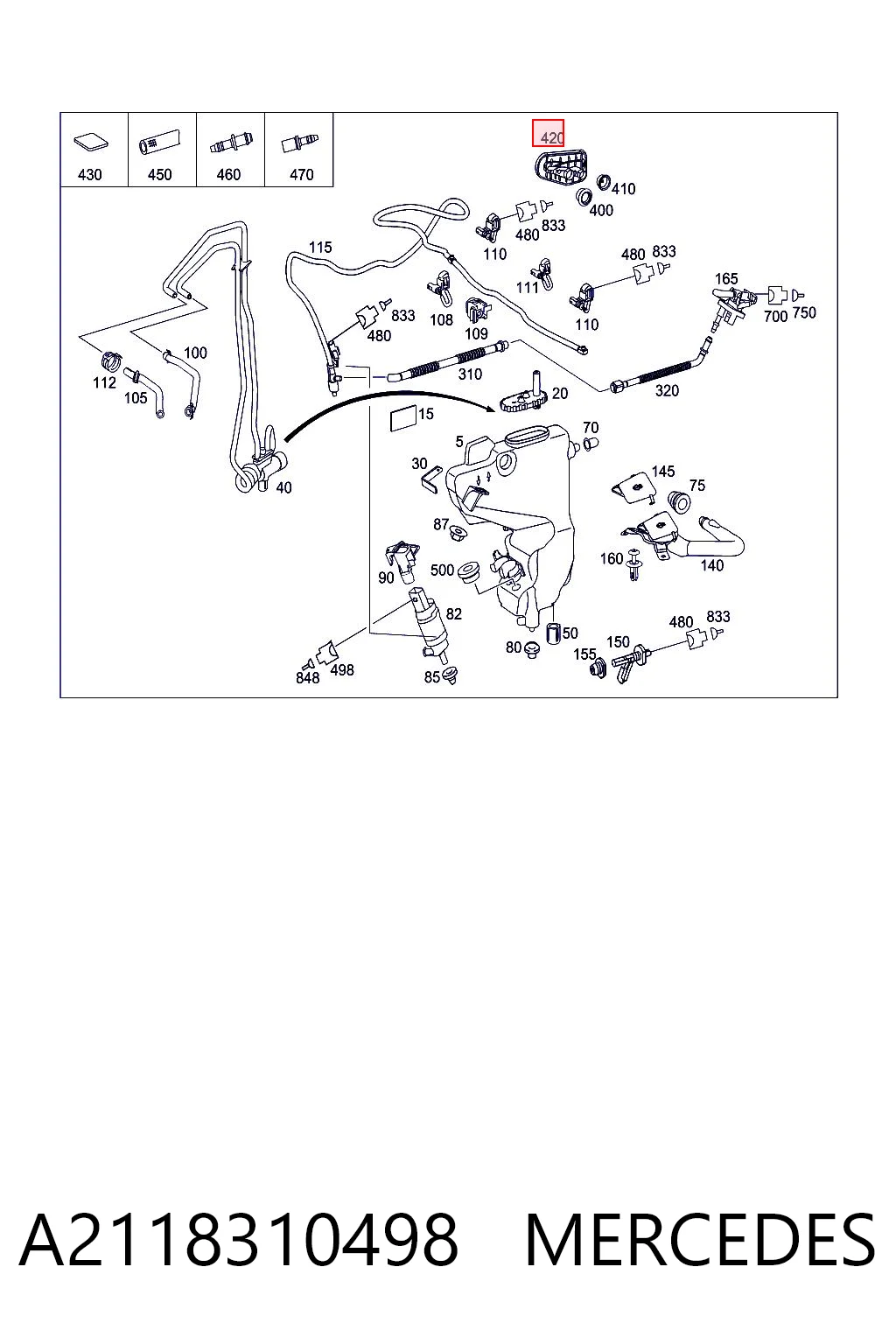A2118310498 Mercedes
