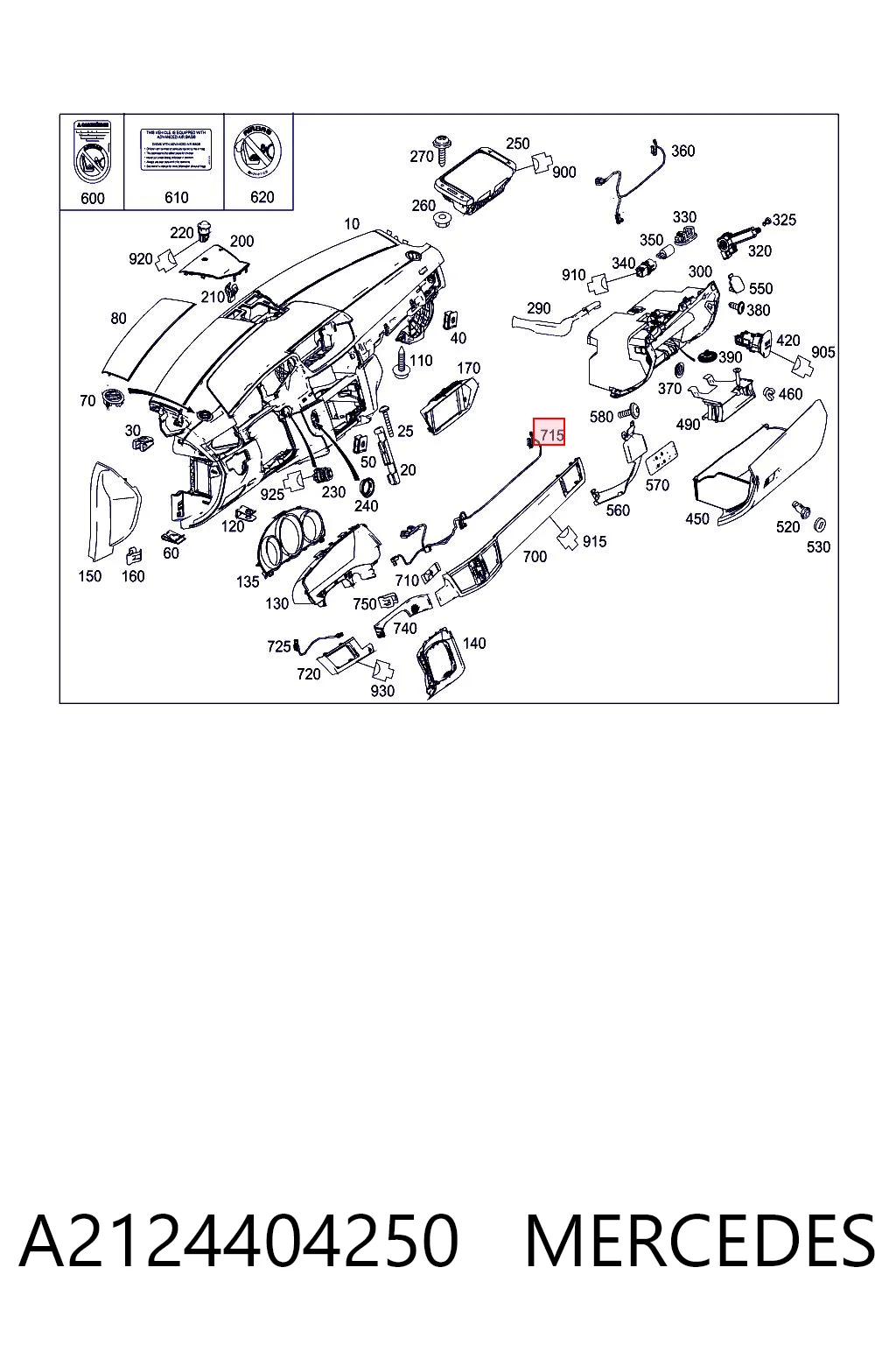 A2124404250 Mercedes