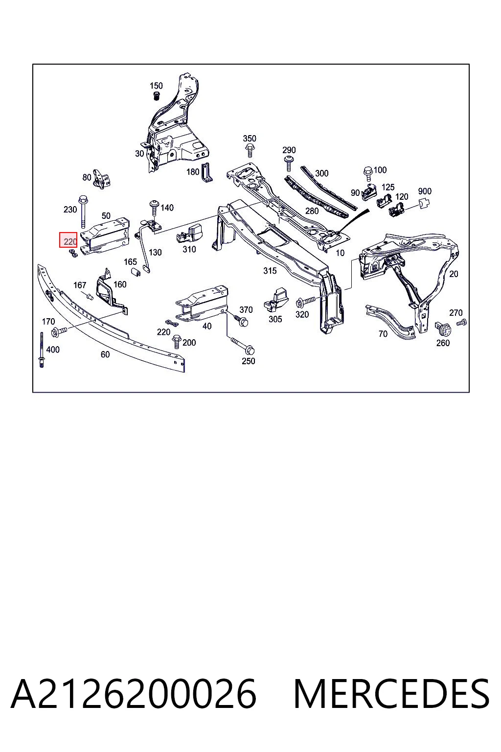A2126200026 Mercedes
