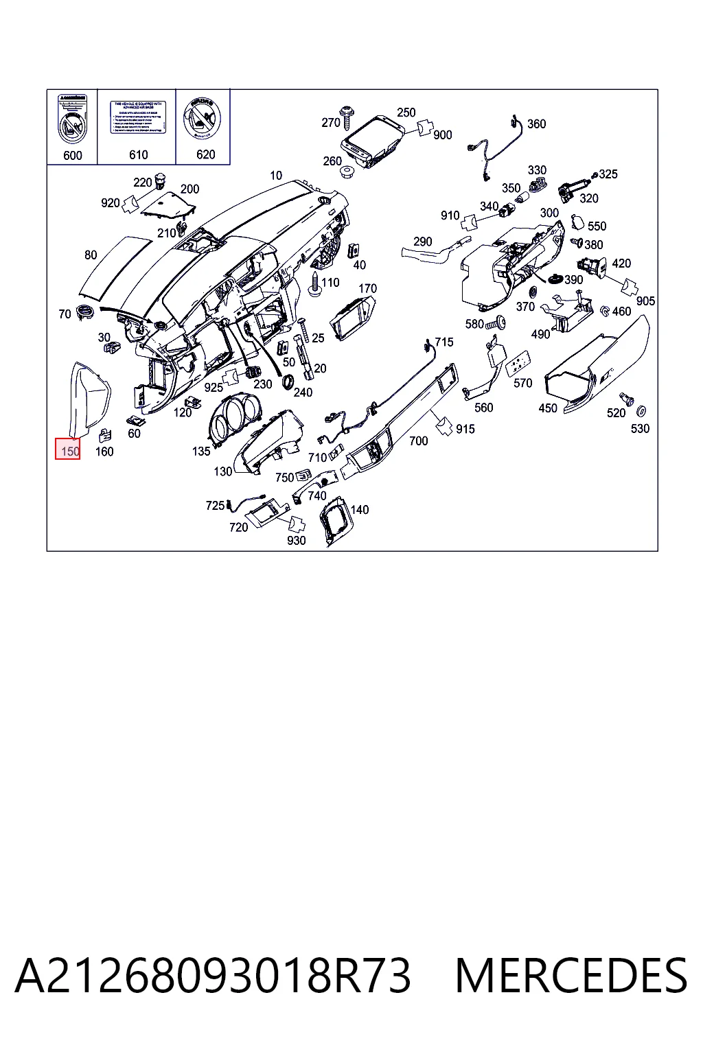 A21268093018R73 Mercedes