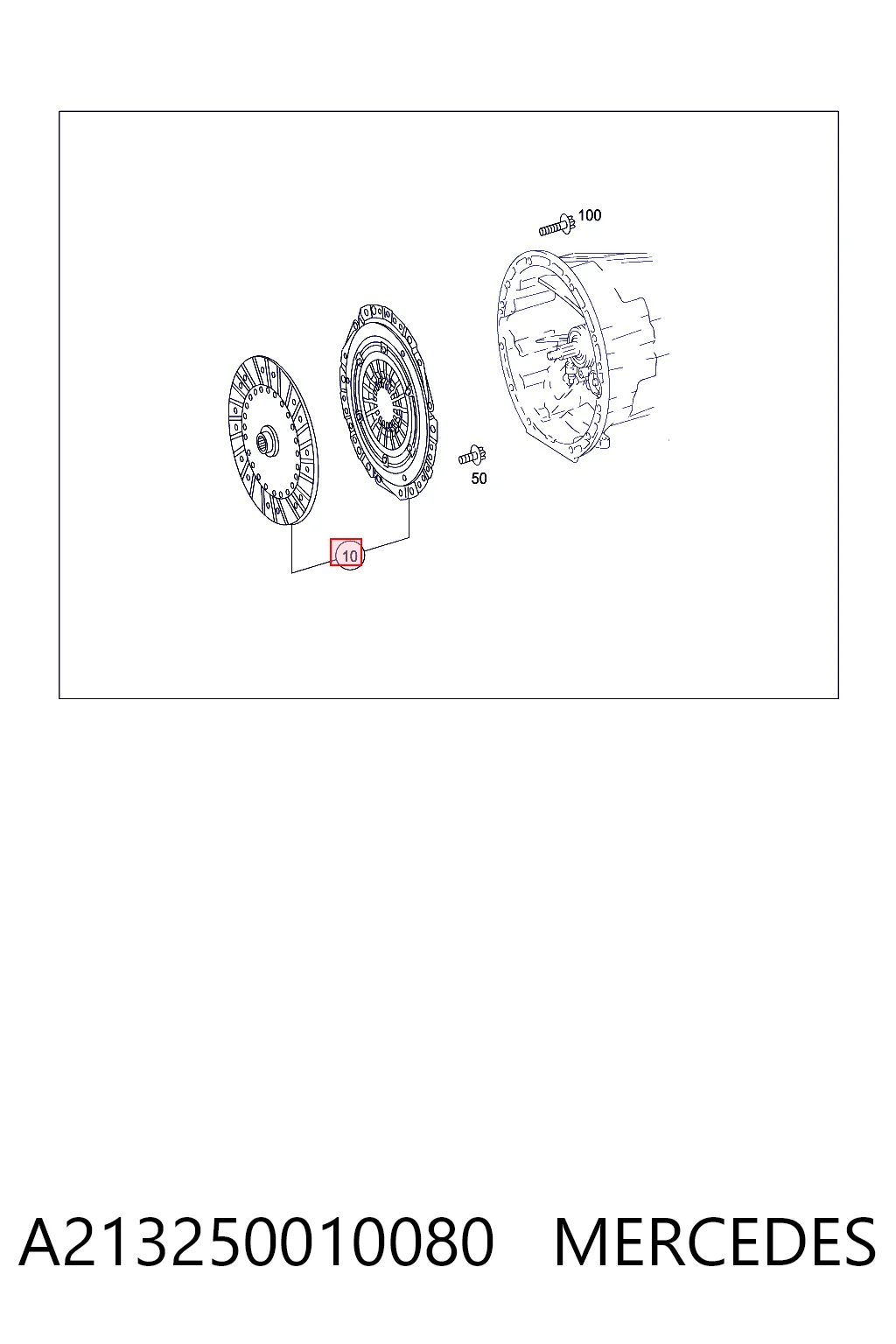Compre Kit de embraiagem (3 peças) Mercedes E 