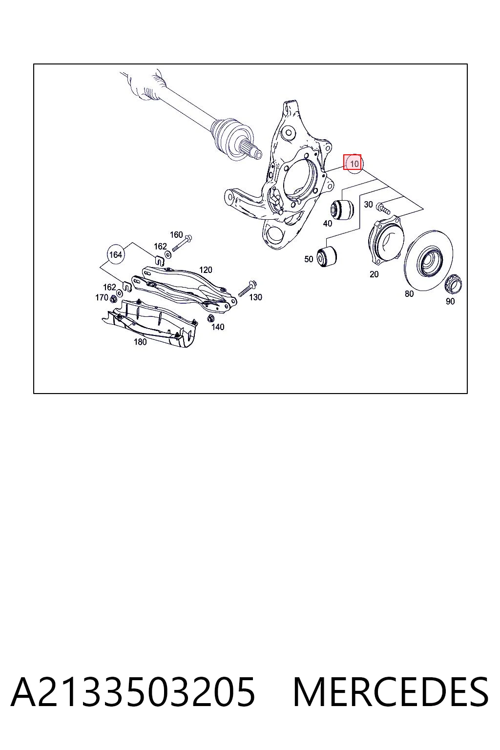 A2133503205 Mercedes