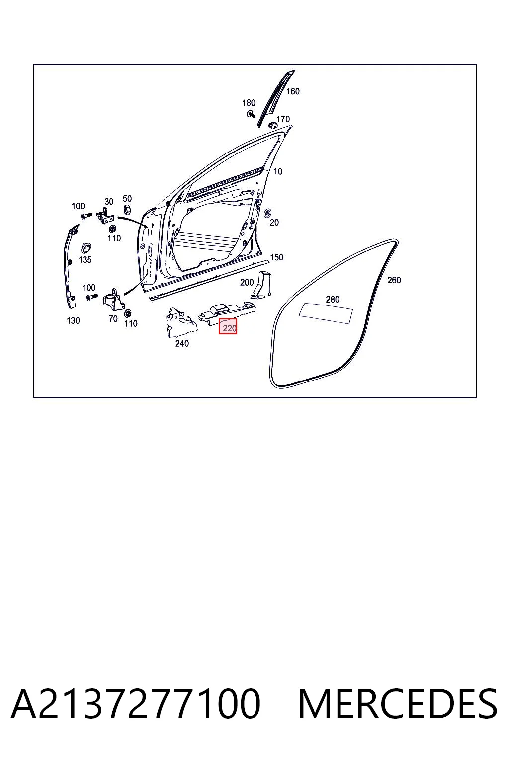 A2137277100 Mercedes